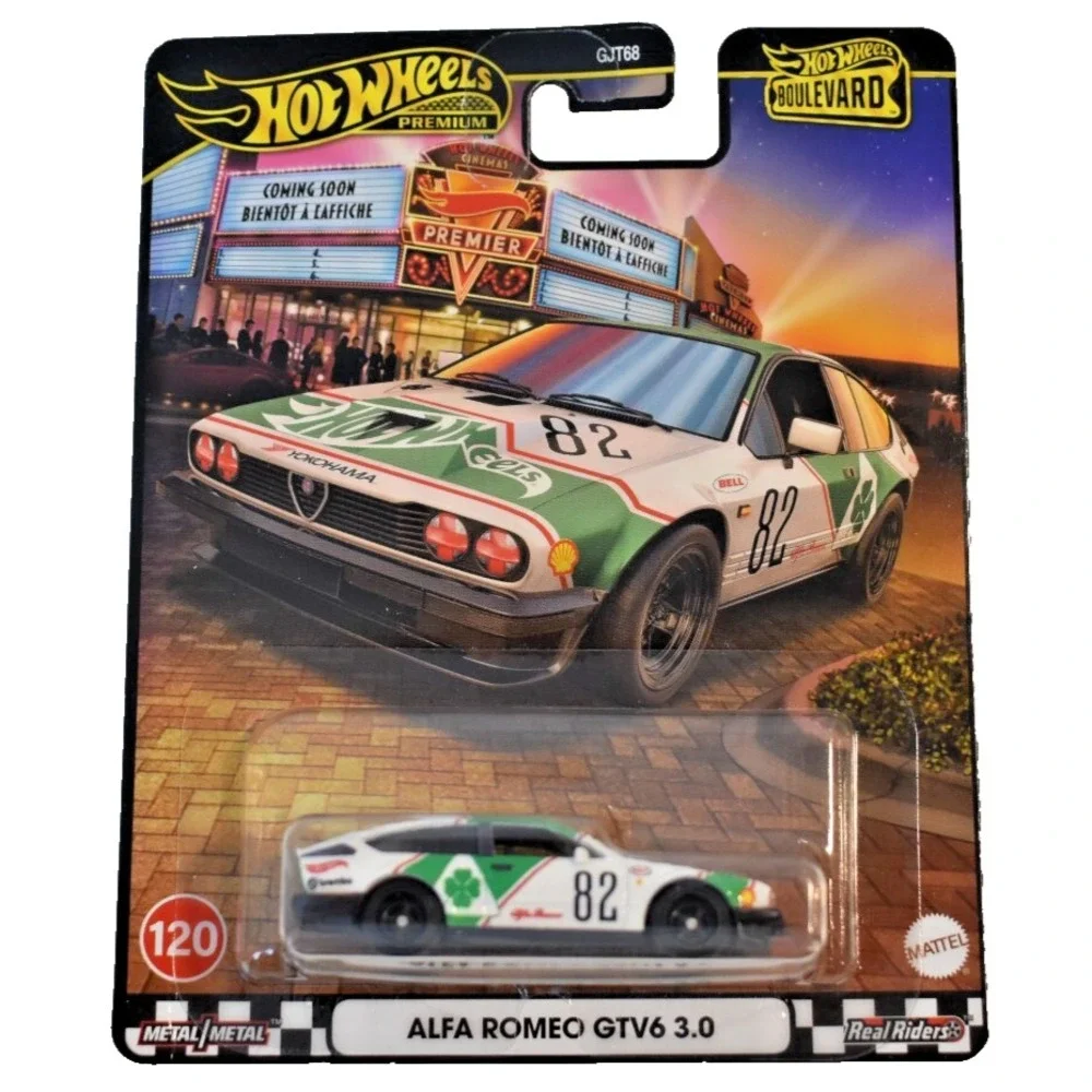 Hot Wheels Premium Boulevard Alfa Romeo GTV6 3.0 #120 Real Riders